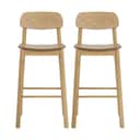 CASA Living Barstole Barlow Barstol - 2 stk i Natur, 1
