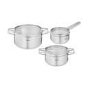 Tefal Grydesæt Nordica Grydesæt m. glaslåg - 6 dele i Stål, 1