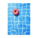 Poster&Frame Plakater plakat - Pool doughnut i B50 x L70 cm, 1