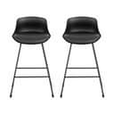 CASA Living Barstole Tina Barstol - 2 stk. i Sort, H84 x B50 cm, 1