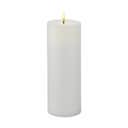 Sirius LED-lys Sille Genopladelig LED Bloklys i Hvid, H20 x Ø7,5 cm, 1