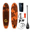 Gorunner Paddleboards Sup Turtle Stand-Up-Paddleboard - 8 dele i Orange/Brun, 1