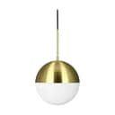 Dyberg Larsen Pendler Nova Pendellampe i Opal/ Messing, 1