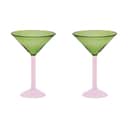 Urban Nature Culture Cocktailglas Martini Cocktailglas - 2 stk. i Apple Green, 1