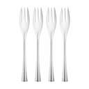 Georg Jensen Kagegafler Cobra Kagegaffel - 4 stk. i Sølvfarvet, 1
