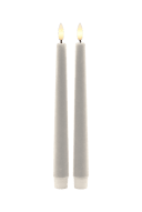 Sirius LED-lys Sille Velour LED Kronelys - 2 stk. i Elfenben, 1