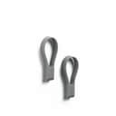 Zone Knager Loop Håndklædestrop Magnet - 2 stk. i Grey, 1