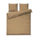 Juna Sengetøj Softly Sengetøj i Karamel/Off-White, B200 x L220 cm, 1