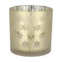 Casa Christmas Jule- og adventsstager Hurricane Fyrfadsstage i Guldfarvet, 15 cm, 1