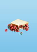 Poster&Frame Plakater plakat - Flower sandwich i B30 x L40 cm, 1