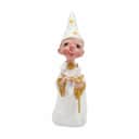 Medusa Copenhagen Julefigurer Figur - Luciadreng m. lys i Hvid, 18,5 cm, 1