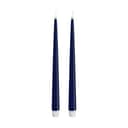 Deluxe Homeart LED-lys Real Flame LED Kertelys i Royal blue, 28 cm, 1