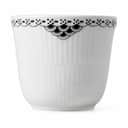 Royal Copenhagen Krus og kopper uden hank Sort Riflet Blonde Termokop i 26 cl, 1