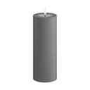 Deluxe Homeart LED-lys Real Flame LED Udendørs Bloklys i Grå, H20 x Ø7,5 cm, 1