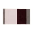 Tica Copenhagen Gulvtæpper Stripes Horisontal Gulvtæppe i Bordeaux/ Rosa/Sand, B67 x L120 cm, 1