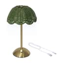 CASA Living LED-lamper LED Bordlampe i Grøn/guldfarvet, 1