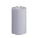 Deluxe Homeart LED-lys Real Flame LED Bloklys i Dust blue, 12,5 cm, 1