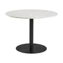 CASA Living Spiseborde Corby Spisebord i Hvid Guangxi/mat sort, 1