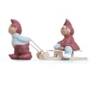 Klarborg Nisser Årsnissepar 2005 - Laurits & Line i 13 cm, 1