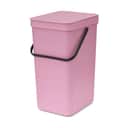 Brabantia Spande uden pedal Sort & Go Affaldsspand i Lilac Pink, 16 L, 1