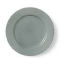 Lyngby Porcelæn Frokosttallerkener Rhombe Earth Frokosttallerken i Moss, 1
