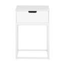 CASA Living Sengeborde Mitra Natbord i Hvid, 1