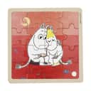 Barbo Toys Puslespil Puslespil - Mumitrolde Træpuslespil - Kram i Rød, 1