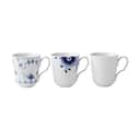 Royal Copenhagen Krus og kopper med hank Gifts with History Krus - 3 stk. i Koboltblå/hvid, 1