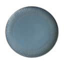 CASA Living Middagstallerkener Sofia Riflet Tallerken i Blå, 27 cm, 1
