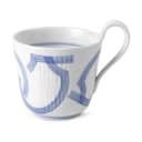 Royal Copenhagen Krus og kopper med hank Motif Højhankskrus i Koboltblå/hvid, 1