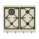 Smeg Kogeplader Colonial Gaskogeplade i beige, 1