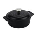 Victoria Gryder Emaljeret Dutch Oven Gryde i Sort, 1