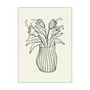 Poster&Frame Plakater Plakat - Vase Sketch i B30 x L40 cm, 1