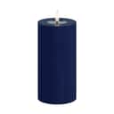 Deluxe Homeart LED-lys Real Flame LED Bloklys i Royal Blue, 15 cm, 1