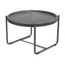 TRIMM Copenhagen Loungeborde Loungeborde Terrazzo Loungebord i Dark Grey/black, 80 cm, 1