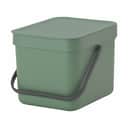 Brabantia Spande uden pedal Sort & Go Affaldsspand i Grøn, 6 L, 1