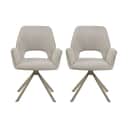 CASA Living Spisebordsstole Graham Spisebordsstol - 2 stk. i beige, 1