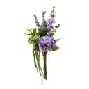 everbloom Kunstige blomster Kunstig Real Touch Blomsterbuket i Lilla, 1