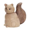 Andersen Furniture Dyrefigurer Træfigur Squirrel Medium i 9 cm, 1