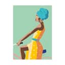 Poster&Frame Plakater Plakat - Summer girl i B21 x L29,7 cm, 1