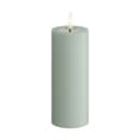 Deluxe Homeart LED-lys Real Flame LED Bloklys i Salvie grøn, 12,5 cm, 1