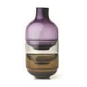 Leonardo Vaser Fusione 3-i-1 Vase i Brun/klar/lilla, 28 cm, 1