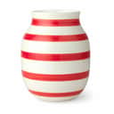 Kähler Vaser Omaggio Vase i rød, H20 x Ø16 cm, 1
