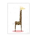 Poster&Frame Plakater Plakat - Pige Giraf i B50 x L70 cm, 1
