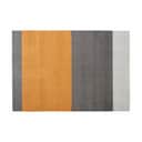 Tica Copenhagen Gulvtæpper Stripes Horisontal Gulvtæppe i Grå/steelgrey/dijon, B90 x L130 cm, 1