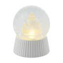 Sirius Lysdekoration Rystekugle m. LED-lys - Santa i White Santa, 1