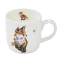 Royal Worcester Krus og kopper med hank Wrendale Krus - Born to be wild i Ræv, 1