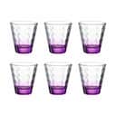 Leonardo Vandglas Leonardo Vandglas - 6 stk. i Klar/violet, 21.5 cl, 1