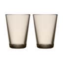 Iittala Vandglas Kartio Vandglas - 2 stk. i Linen, 40 cl, 1