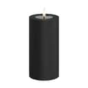 Deluxe Homeart LED-lys Real Flame LED Udendørs Bloklys i Sort, H15 x Ø7,5 cm, 1